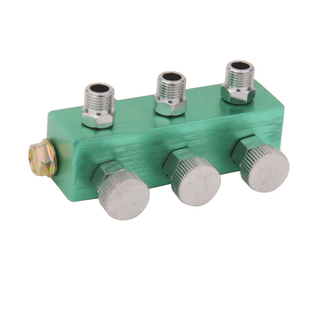 Three Way Airbrush Splitter Adjustable Hose Manifold Connector for Airbrush Compressor