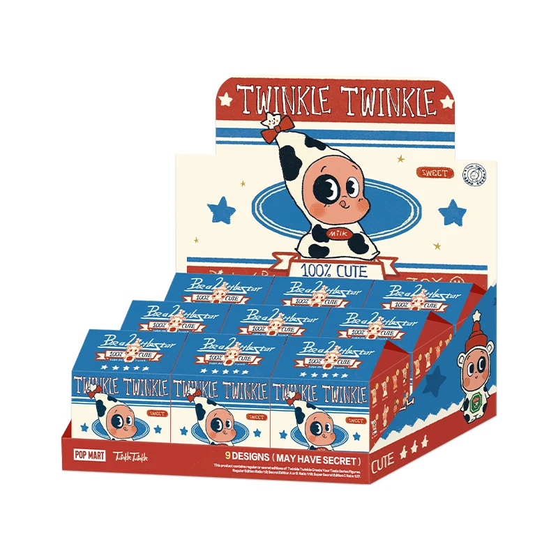 POP MART Twinkle Twinkle Criar Seu Gosto Série Figuras Uma Caixa