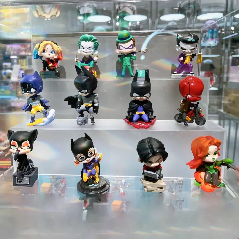 DC Gotham City Seriesกล่องตาบอดอะนิเมะAction Figure Guessกระเป๋าเครื่องประดับFigurinesตกแต่งบ้านเดสก์ท็อปตุ๊กตาสาวเด็กของขวัญ