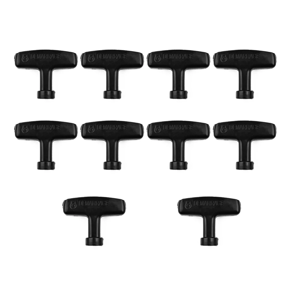 10Pcs Recoil Handle Pull Starter Replacement For GX200 GX240 Lawnmower Plastic Recoil Starter Handle Pull Starter Grip Tools