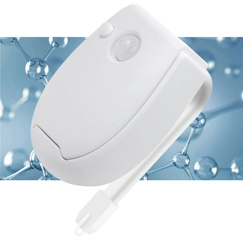 ABUL-2X Sensor Toilet Seat Night Light Toilet Light Waterproof Backlight For Toilet Bowl LED Lamp WC Toilet Light