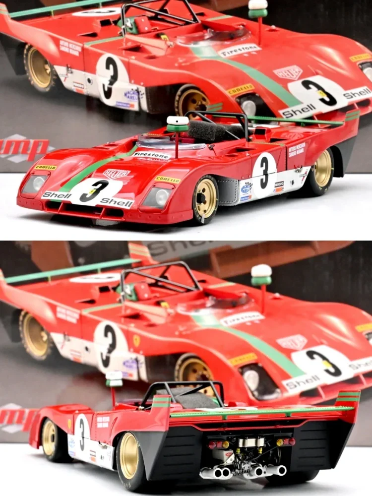 GMP 1:18 312PB #3 TargaFlorio 1972 Champion Racing Simulation Limited Edition All Open Alloy Metal Static Car Model Toy Gift