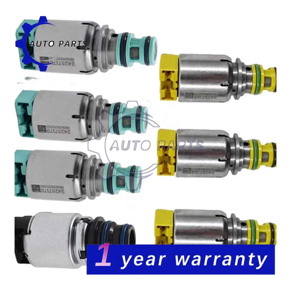 6T40E 6T45E Automatic Transmission Solenoid Kit 7PCS/SET New Fit for Cruze Buick Grand Prix 144420KA-7