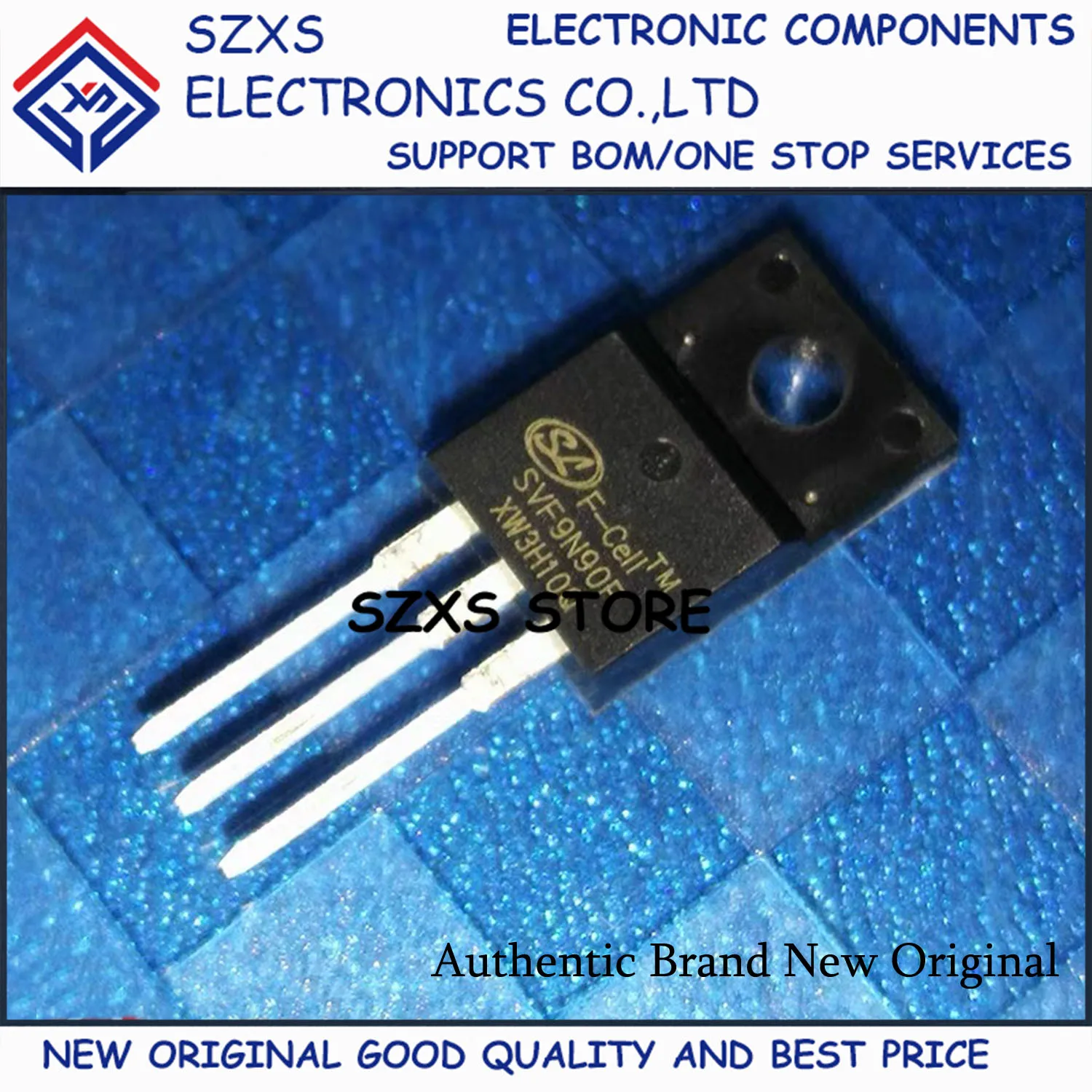 New Original 10Pcs SVF9N90F TO-220F 900V 9A MOSFET Field Effect Transistor Electronic Components In Stock Good Quality