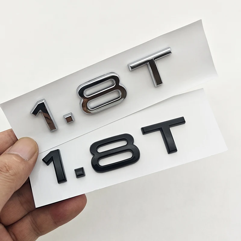 3D ABS Engine 1.8 T Logo 1.8T Badge Car Rear Trunk Sticker 1.8T Emblem for Audi A3 8L A4 B5 B6 B7 TT S3 1.8T Accessories view 6