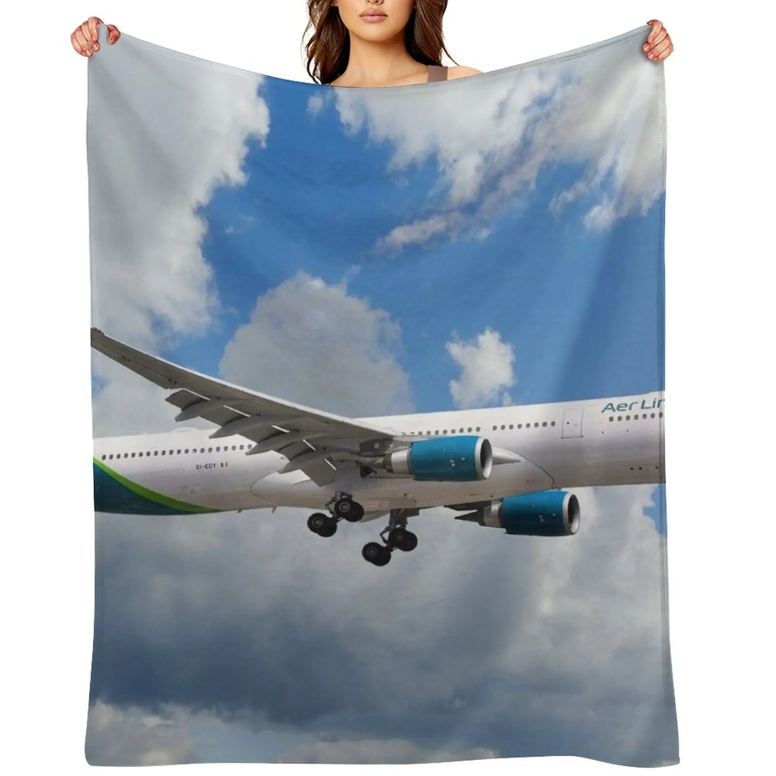 

Aer Lingus A330 Throw Blanket Blankets For Bed Multi-Purpose Winter beds Summer Blankets