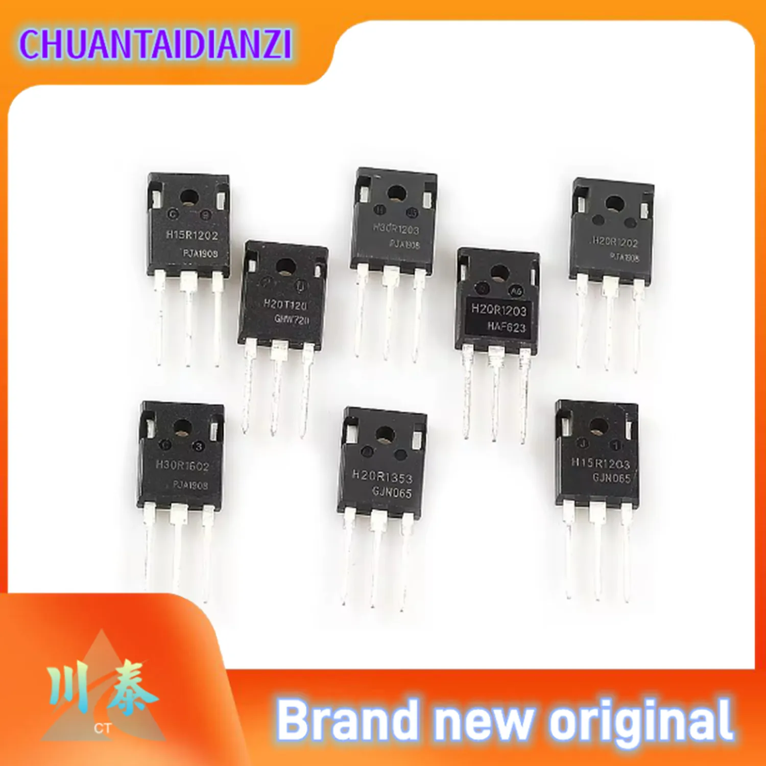 10PCS 100% quality H20PR5 H20MR5 H30PR5 H30MR5 H30SR5 H20R1202 H20R1353 FGA15N120 FGA25N120 H25R1202 K25T1202 TO-247 IGBT tube