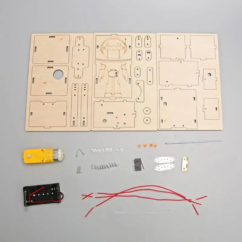 

1 комплект, мини-обучающий проект STEM, научное образование, помощь, подарок для школьной лаборатории, сделай сам, робот, еда, монета, модель, сборный комплект
