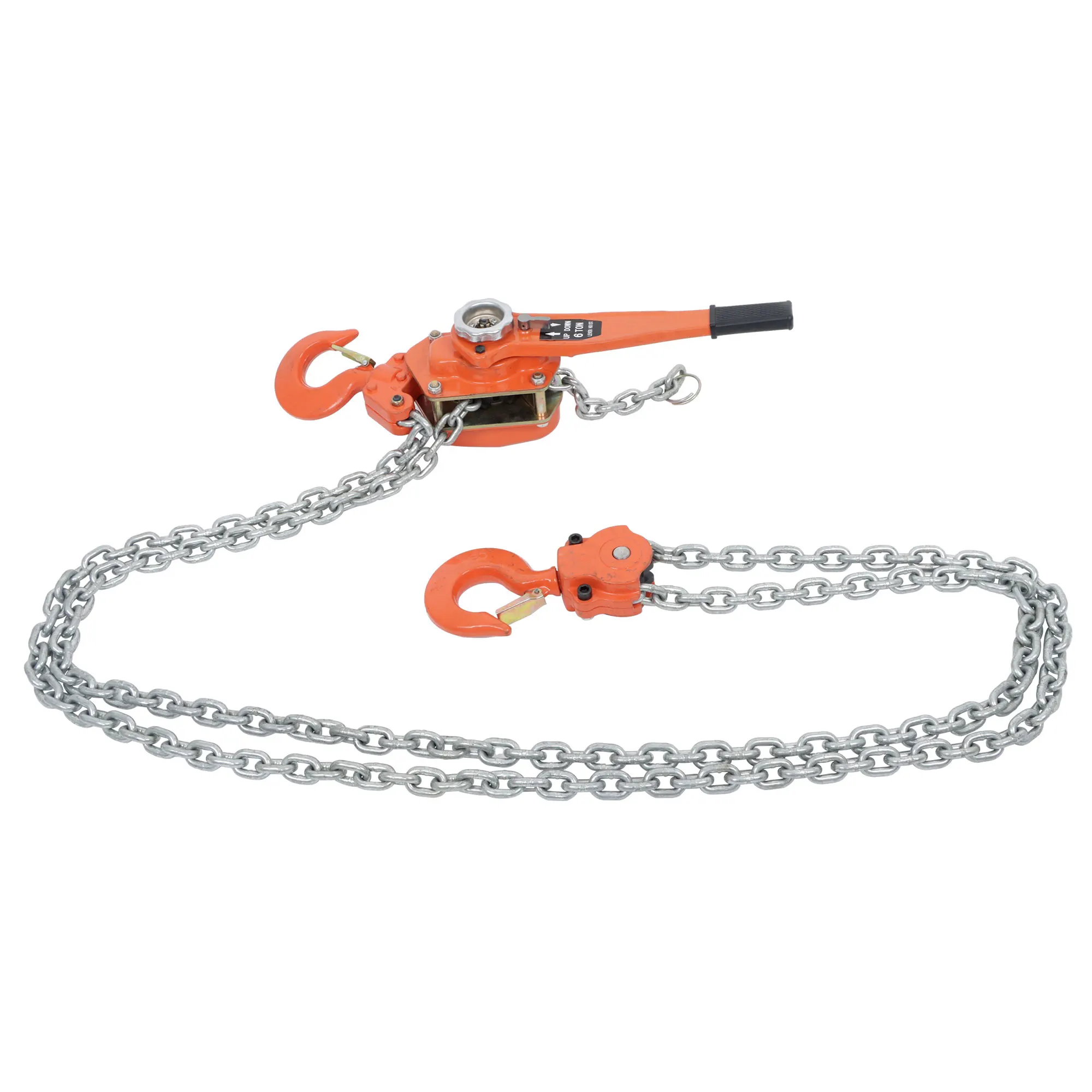 

G80 Manual Ratchet Lever Chain Hoist 13200LBS 10FT Lift Heavy Duty Forged Hooks Industrial Pulley Block System for Construction,