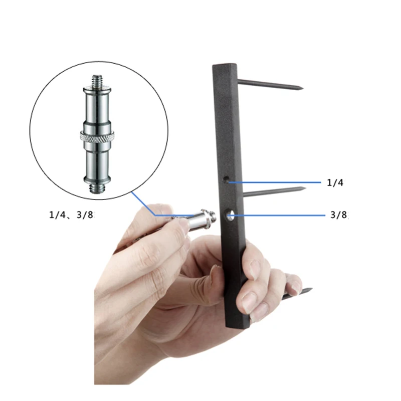 Selens – réflecteur d'éclairage, fixation de fourche pour gobos en polystyrène, accessoires de Studio Photo