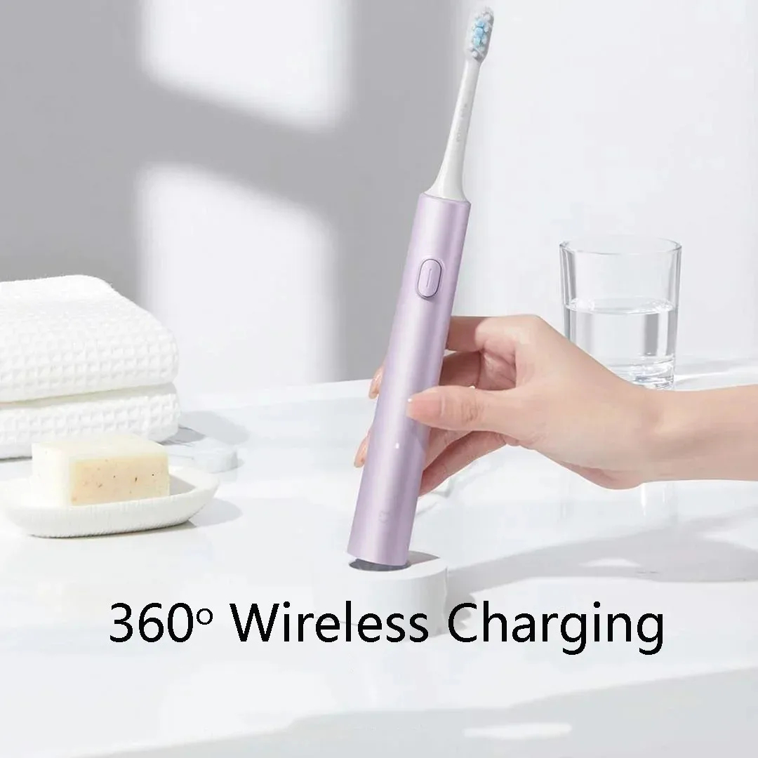 MIJIA T302 Sonic Electric Toothbrush 31000 RPM Long Battery Life 150 Days Copper Free DuPont Brush Head IPX8 Waterproof 4 Modes