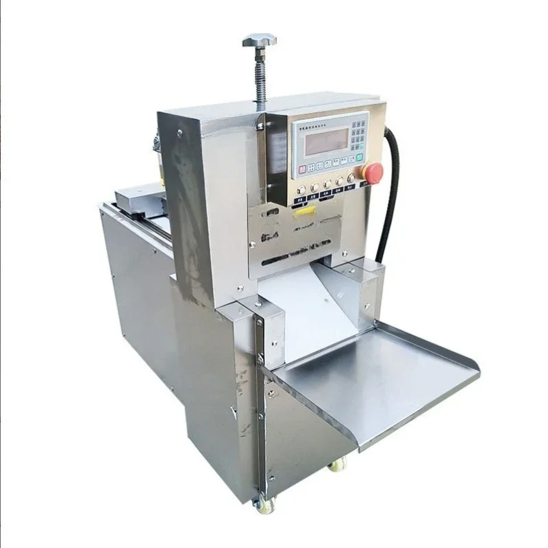 

Numerical control mutton slicer Commercial meat planer Fat beef frozen cutting