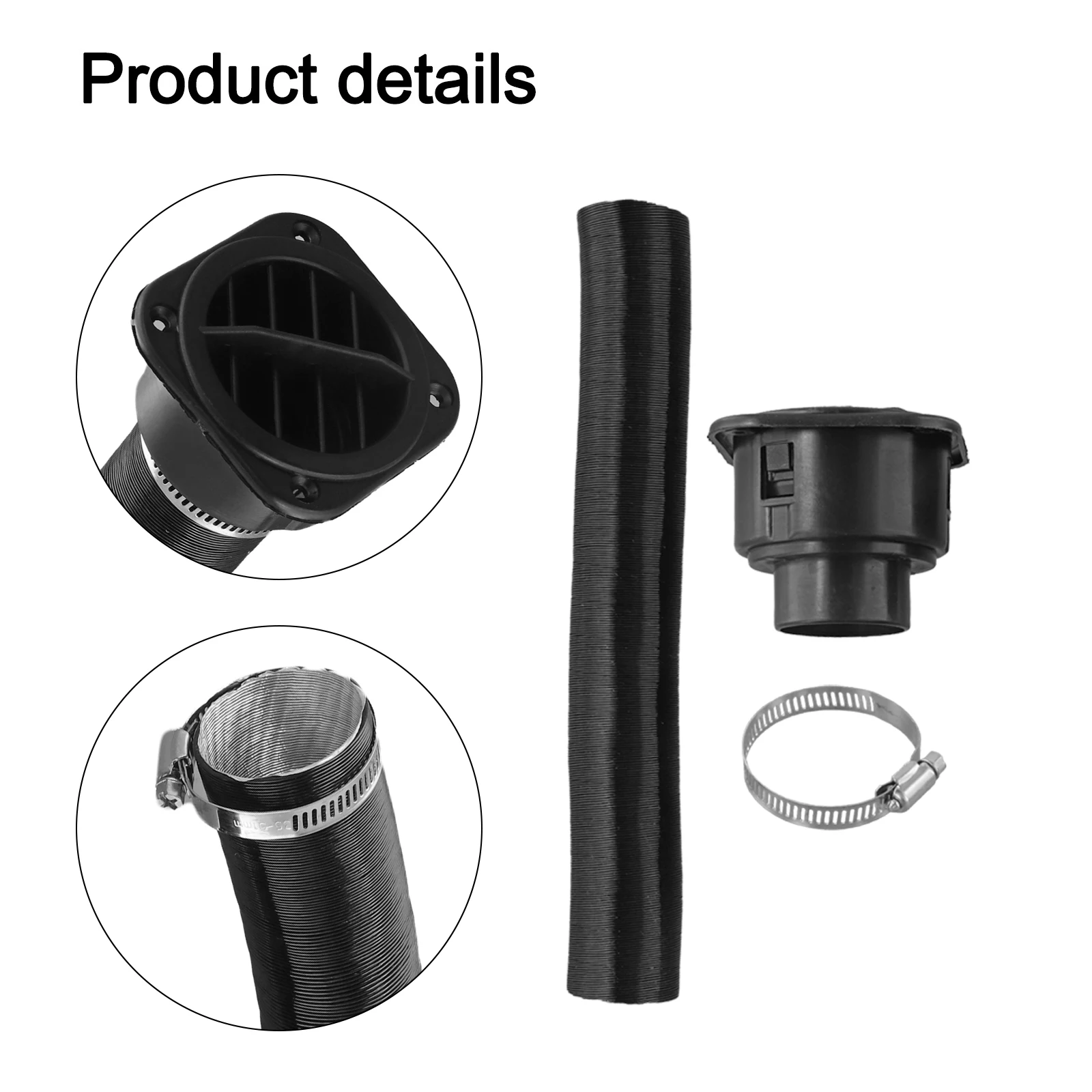 

Алюминиевая фольга + пластиковый воздуховод нагревателя, черный для воздушного дизельного нагревателя, трубка + выпускное отверстие для воздуха, 4 отверстия, высокое качество