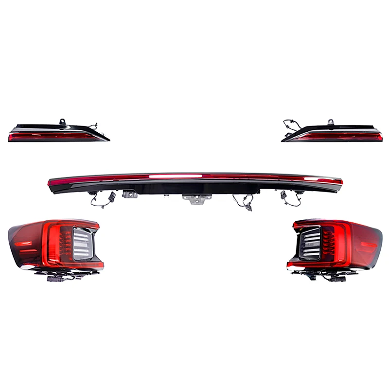 

The Transparent and Red Lens Color Made of ABS Material for the Entire 12V Car Taillights Is Used for Polestar 2 for