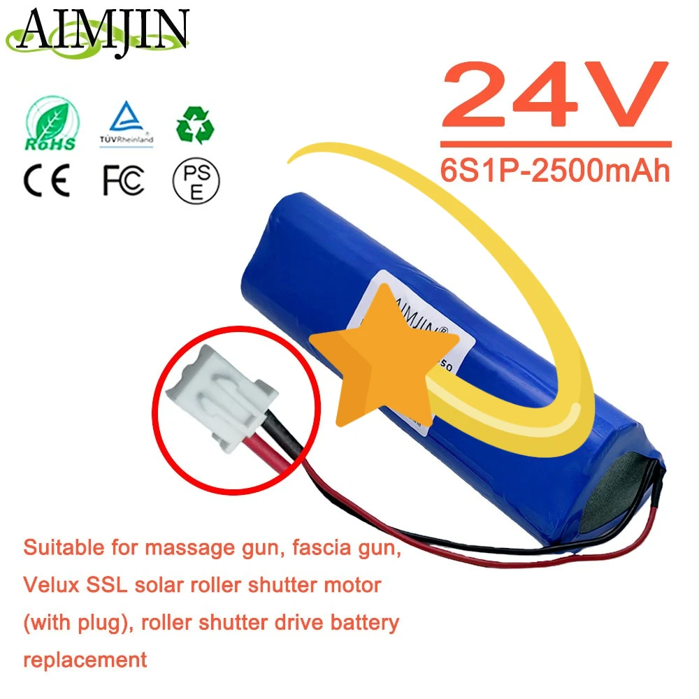 

6S1P 24V 2500mAh Li-ion Battery Pack Perfectly Fit Phoenix A1 Fascia Gun