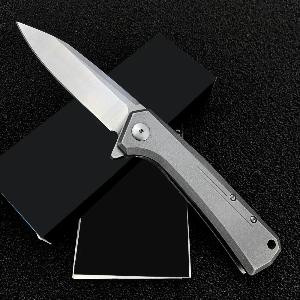 Outdoor Tactical Folding Knife 0808 Todd Rexford Flipper Pocket Knives D2 Steel Folding Knife Portable Camping Hunting Tool