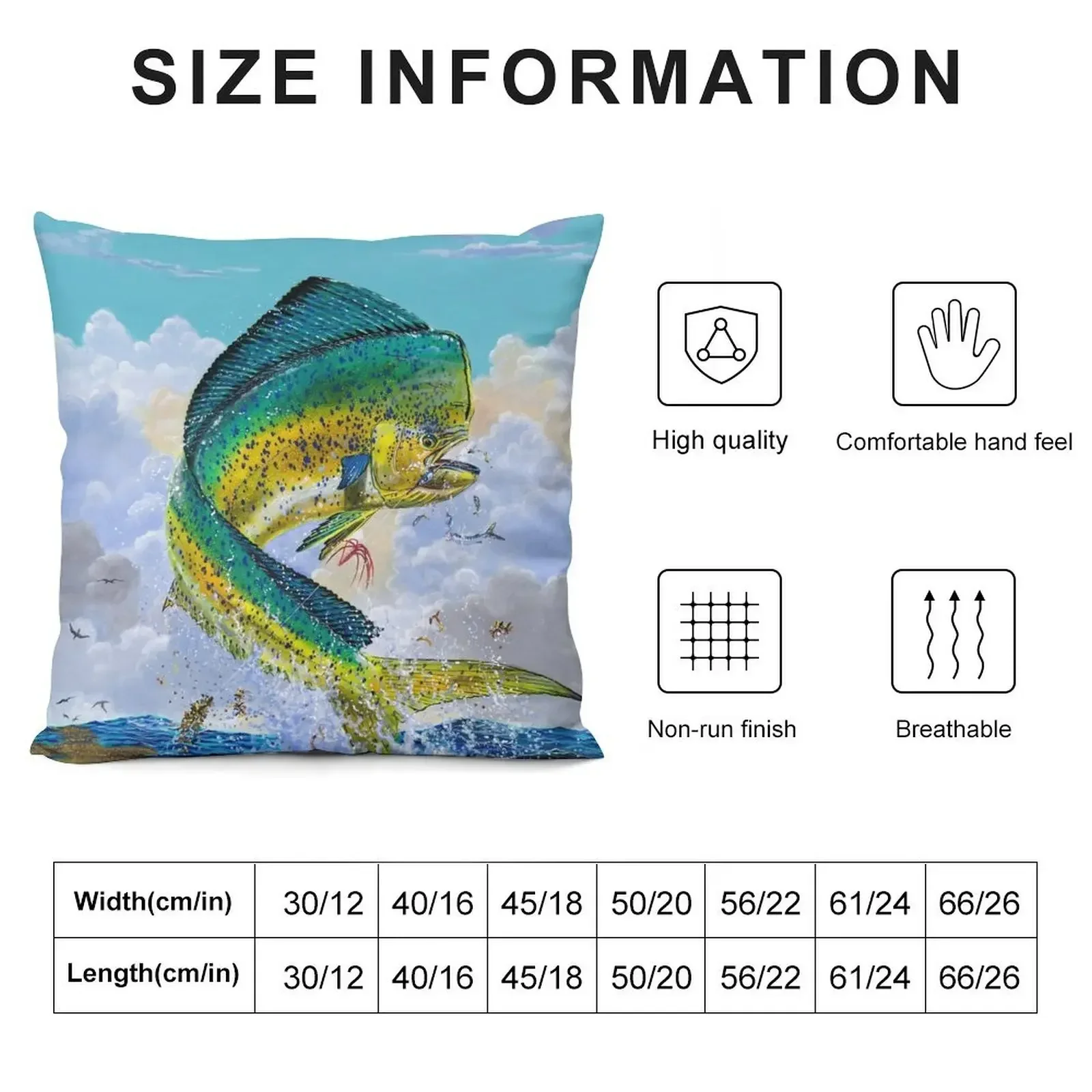 Mahi Hook Up Throw Pillow Pillowcases Room decorating items Sitting Cushion Christmas Pillow Cases pillow