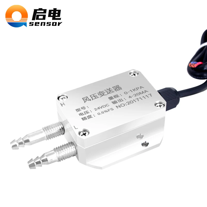 

0-50pa 0-100pa 0-10kpa 0-1Kpa Differential Pressure Transmitter Wind Pressure Sensor Transmitter 4-20mA 0-10V RS485