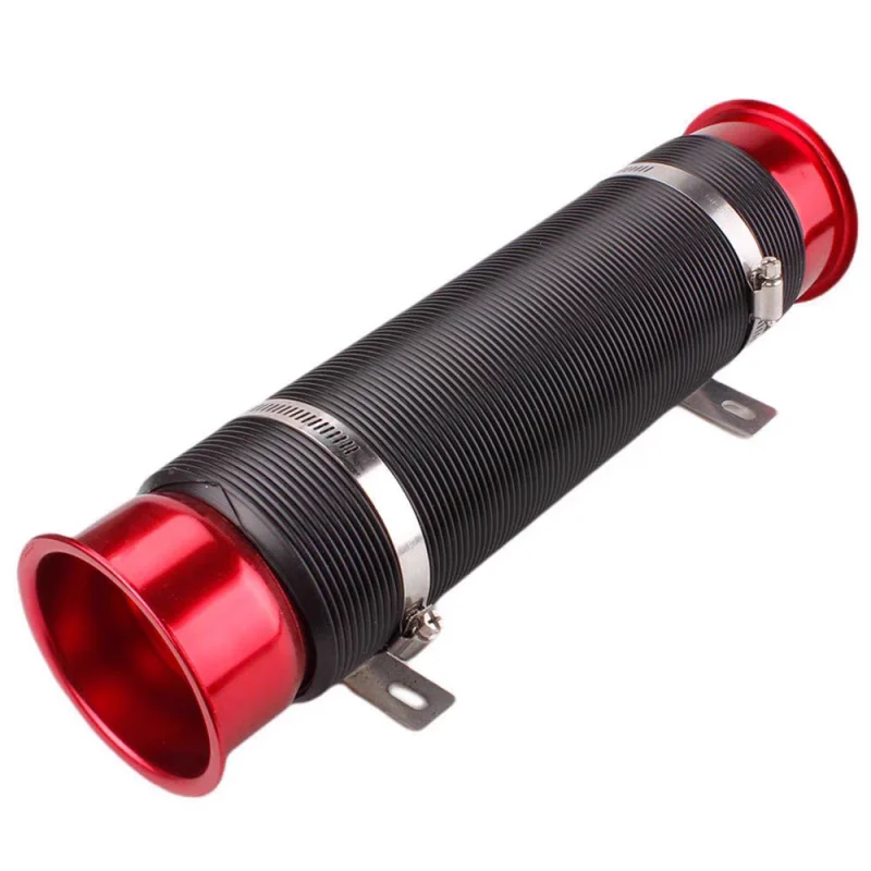 76-millimeter automotive modification cold air turbocharger intake pipe - A flexible pipe that can be bent, stretched