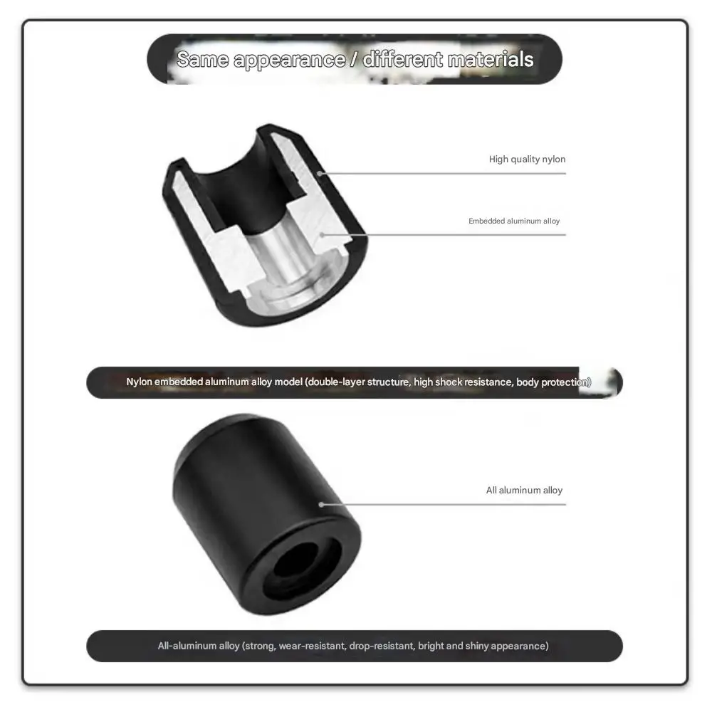 For VOGE RR660S Aluminum Nylon Crash Bar & EP Slider, Long Style Body Protector, Durable Moto Refit Accessories