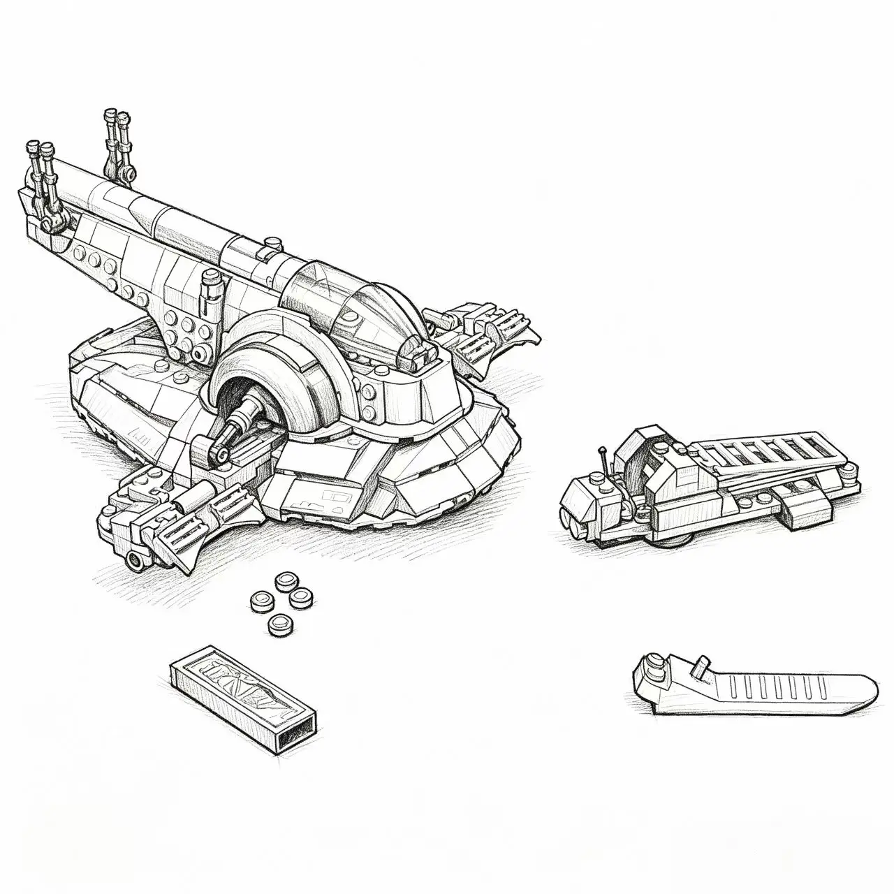 2026 New 1007 Bounty Hunter Spaceship Home Decoration Model Decorations Adult Christmas Gifts