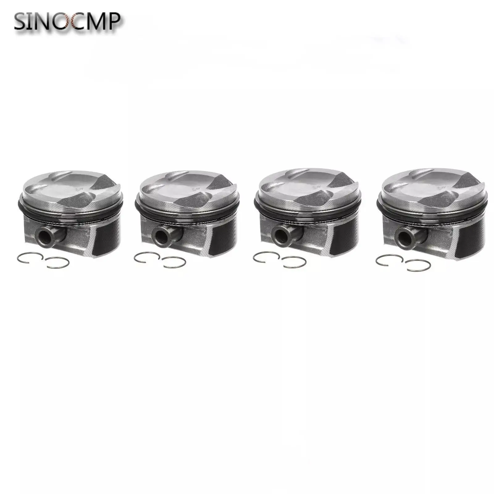 

4pc Piston & Ring Set 77mm For BMW Mini Cooper Countryman Paceman 1.6 N18 Engine Piston Set 11257601077 Components