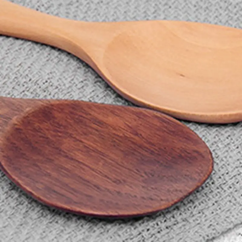 النمط الياباني الخشب ملعقة أرز الأرز مجداف خشبية مغرفة ملعقة مطبخ مغرفة ملعقة كبيرة تخدم ملعقة للمنزل المطبخ أداة