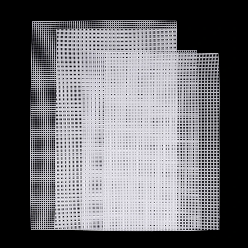 ✰✪Handcraft Latch Hook Bags Made Plastic Grid Hook Crafts Accessory Plastic Mesh Cloth For Bag Rug Thread Hook Craft Supplies