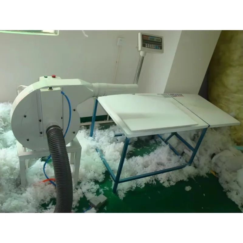 

T0926 PP Cotton Sponge Filling Machine With Two Heads Doll Pillow Foam Filling Machine Pet Toy Foam Filling Machine