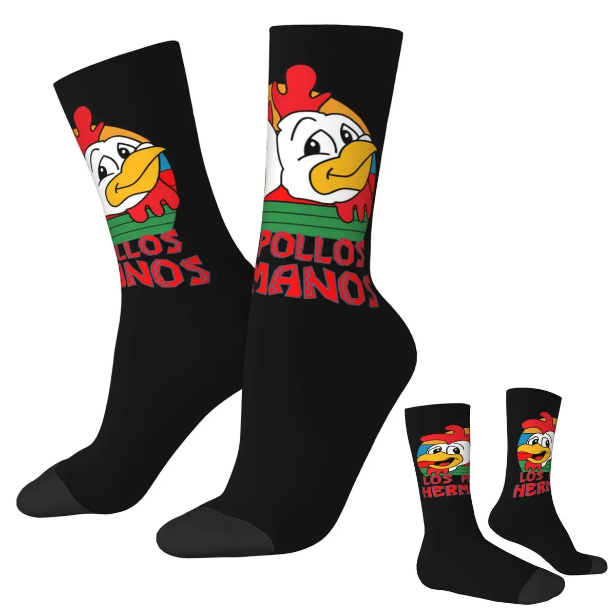 ถุงเท้า Los Pollos Hermanos สไตล์ฮาราจูกุ คุณภาพสูง ถุงน่องยาวทุกฤดู ของขวัญวันเกิดสำหรับผู้ชายและผู้หญิง