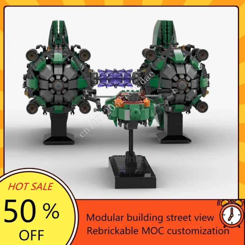 4184 шт. Kurzinformábes Space War Military MOC SpaceShip Battle Model Custom Puzzle Architecture DIY Education Model Toys Gift