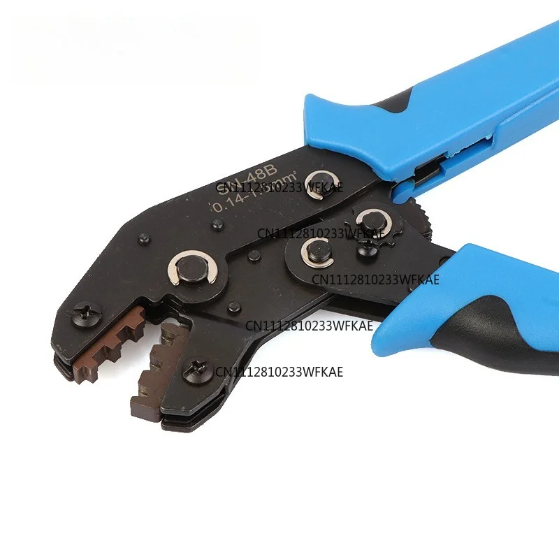Bare Spring Terminal Crimping Pliers, Cold Pressing Terminal Pliers SN-48B Electrical Ratchet Type