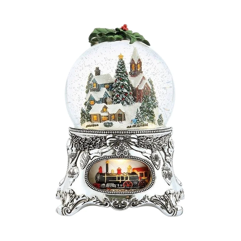 

Dream Train Ode to Joy Extra Large Spinning Crystal Ball Music Box Music Box Christmas Gift