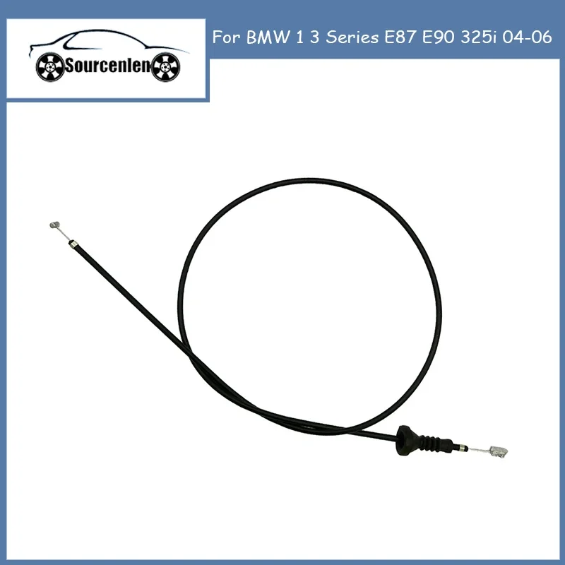 51237060529 Car Engine Release Cable For BMW 1 3 Series E87 E90 325i 04-06 51 23 7 060 529