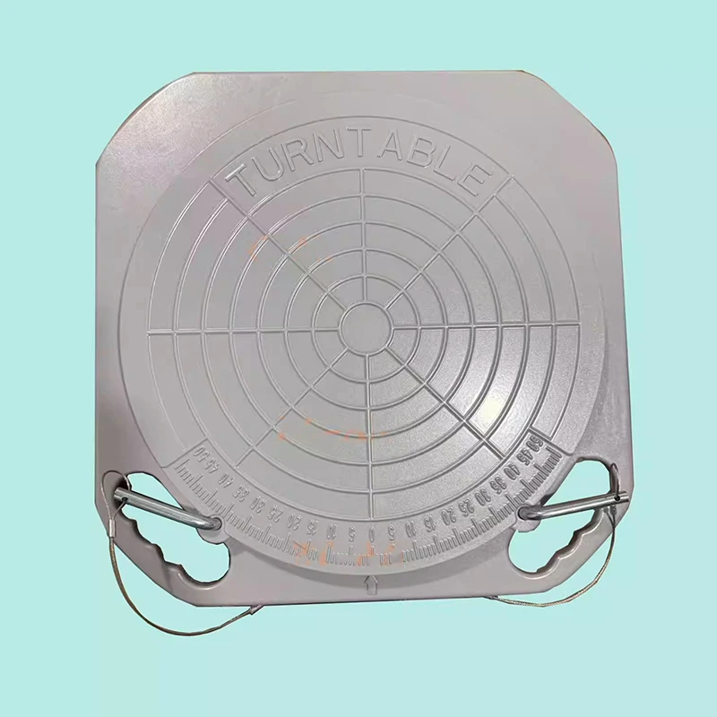 

Metal Wheel Alignment Turntable Die-cast Magnesium Alloy With Portable Handle 360° Rotation High Load Capacity