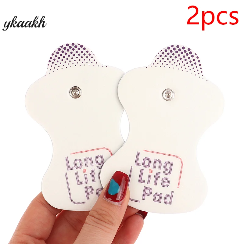

2PCS Long Life Pad Electrode Massage Pads Cable for Digital Tens Acupuncture Device Body Massager Therapy Machine