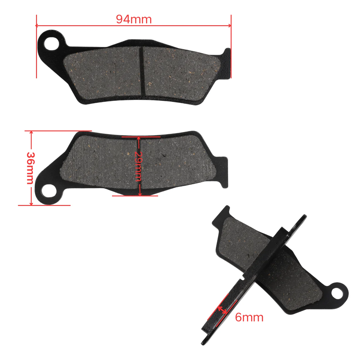 Motorcycle Alloy Front And Rear Brake Pads For KTM SX SXF EXC EXCF XC XCW XCFW 85-625 Motocross Dirt Bike Parts view 4