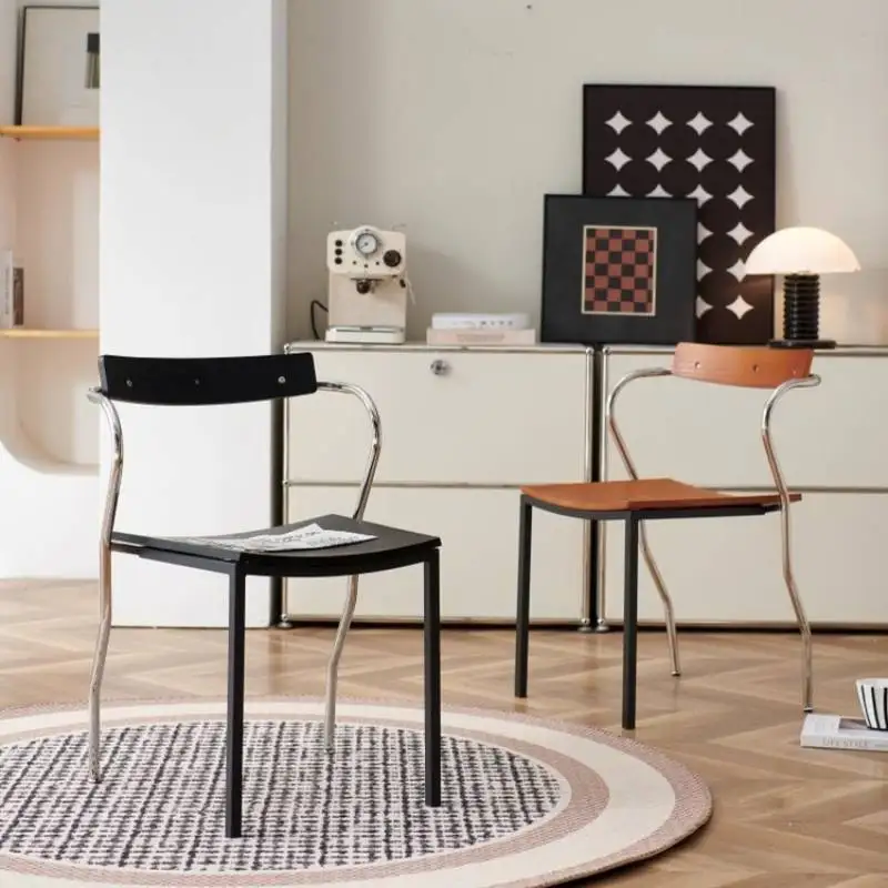 #Rustic Elegant Dining Designer Chairs Wood Metal Modern Events Sofa Accent Kitchen Conference Sedie Sala Da Pranzo Furniture