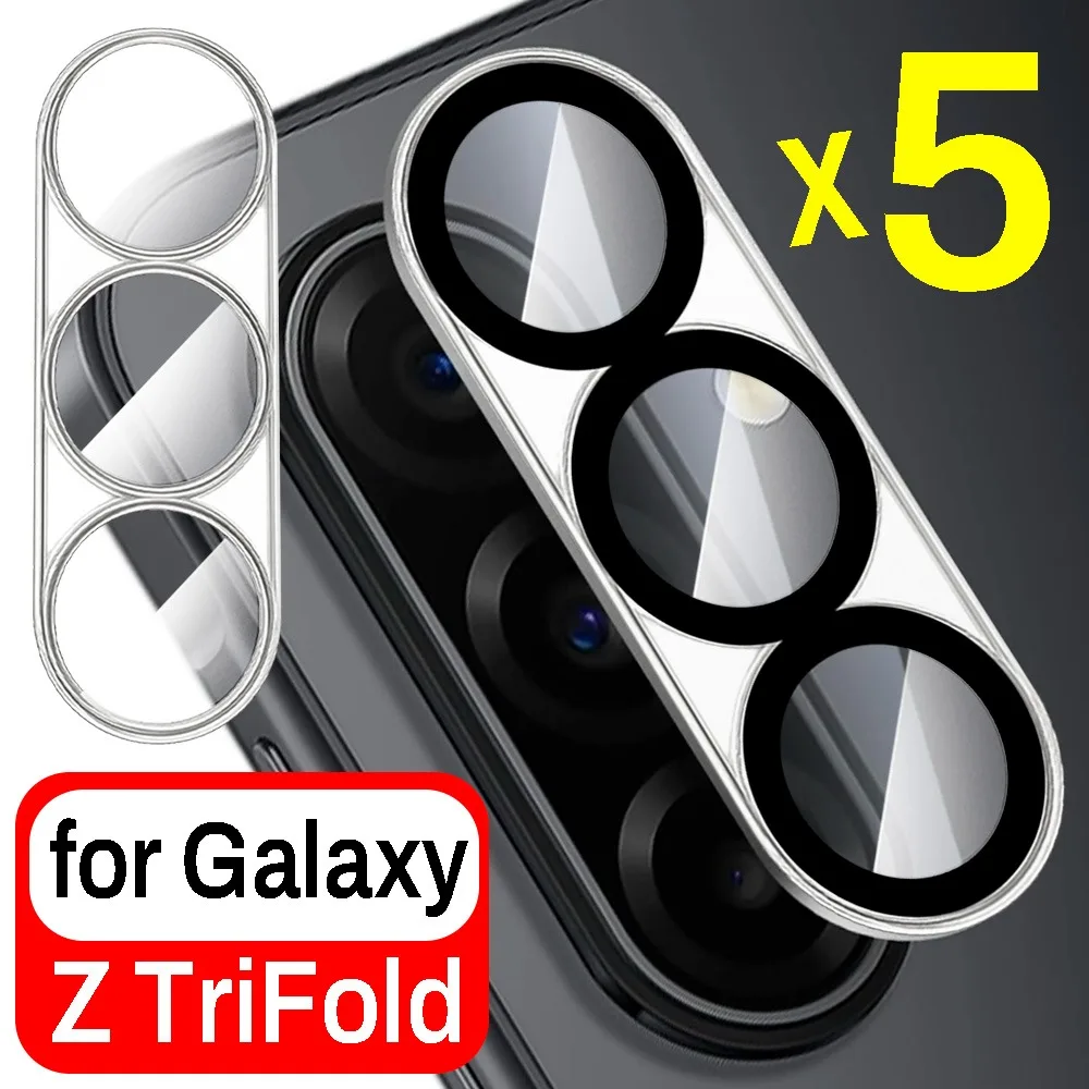 

1-3 шт. прозрачные изогнутые защитные пленки из закаленного стекла для объектива камеры Samsung Z TriFold, защита объектива для Samsung Galaxy Z TriFold