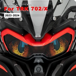 Headlight Sticker Waterproof Motorcycle Decals for Benelli Trk 702 702X Accessories 2023 2024 Trk702 Trk702X Motorbike Stickers