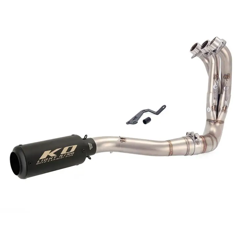 For YAMAHA Tracer 9/9GT 2021-2024 MT09 FZ09 2020-2024 XSR900 Motorcycle Whole Exhaust System Header Link Pipe 51mm Tail Muffler