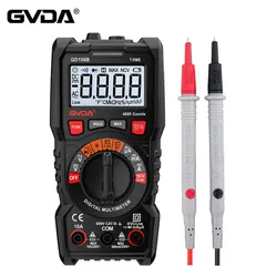 GVDA Digital Multimeter Auto Ranging DMM Voltmeter True RMS AC DC NCV Ohm Voltage Tester Smart Ammeter 4000 Counts Multitester