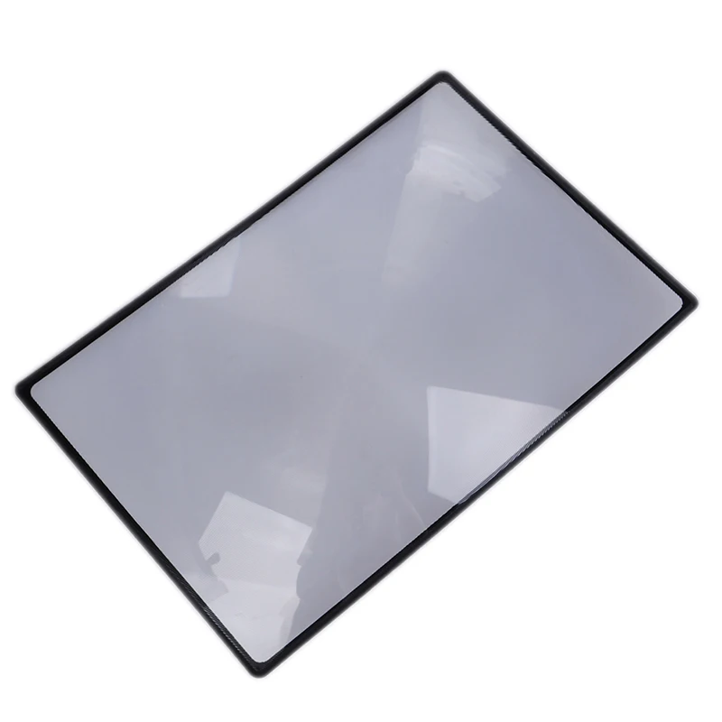 Magnifying Glass A5 Flat PVC Magnifier Sheet X3 Book Page Magnification Magnifying Reading Glass Lens Tool Parts 18*12cm