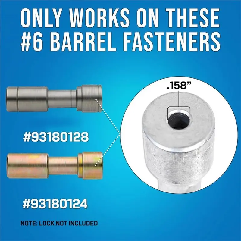 AB66-TTBW-158 Steel-Barrel Fastener Plunger Tool Suitable For Fasteners With An Inner Diameter Of 0.158Inch