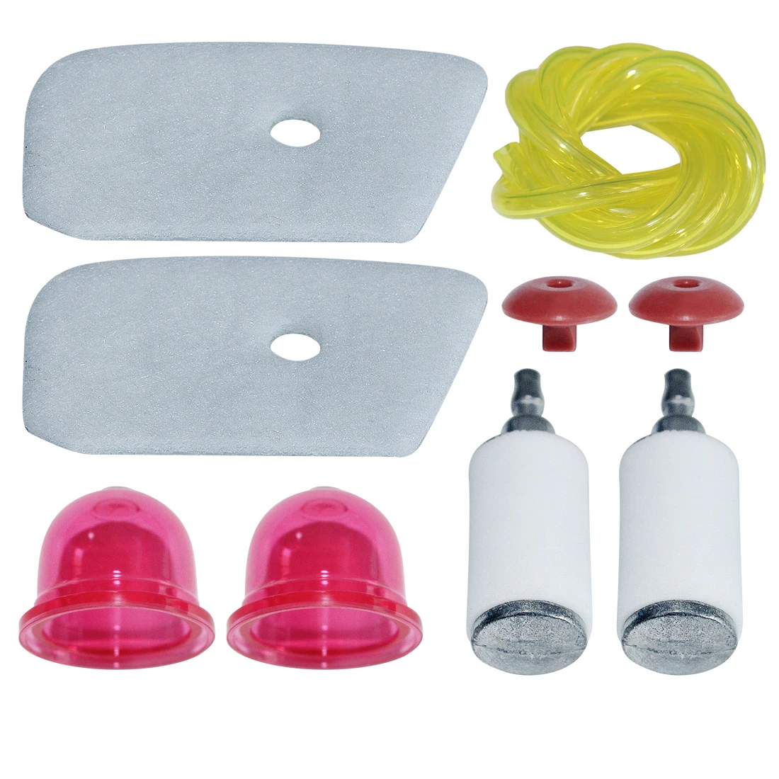 Imagem -02 - Linha de Filtro Combustível do ar Mangueira Primer Lâmpada Válvula Verificação Kit para Husqvarna 128c 128cd 128l 128ld 128ldx 128r 128rj Aparador de Grama Parte