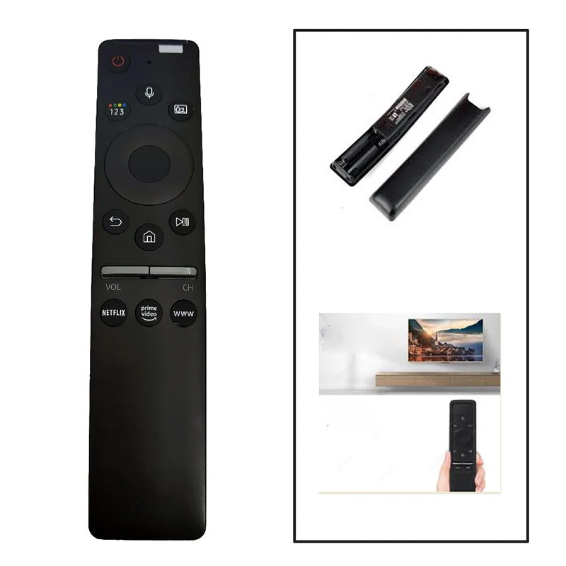 Mando a distancia para televisor inteligente SAMSUNG, dispositivo de TV LCD LED con voz, BN5901312F, RMCSPR1BP1, BN59-01312F, BN59-01312D, QA55Q60RAW, BN59-01312D