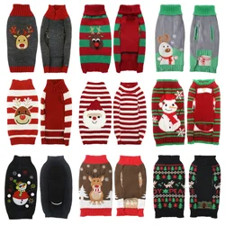 Christmas Dog Sweaters for Small Medium Dogs Winter Dog Clothes Fashion Print Puppy Knitted Pullover Cat Sweater Pet Turtleneck