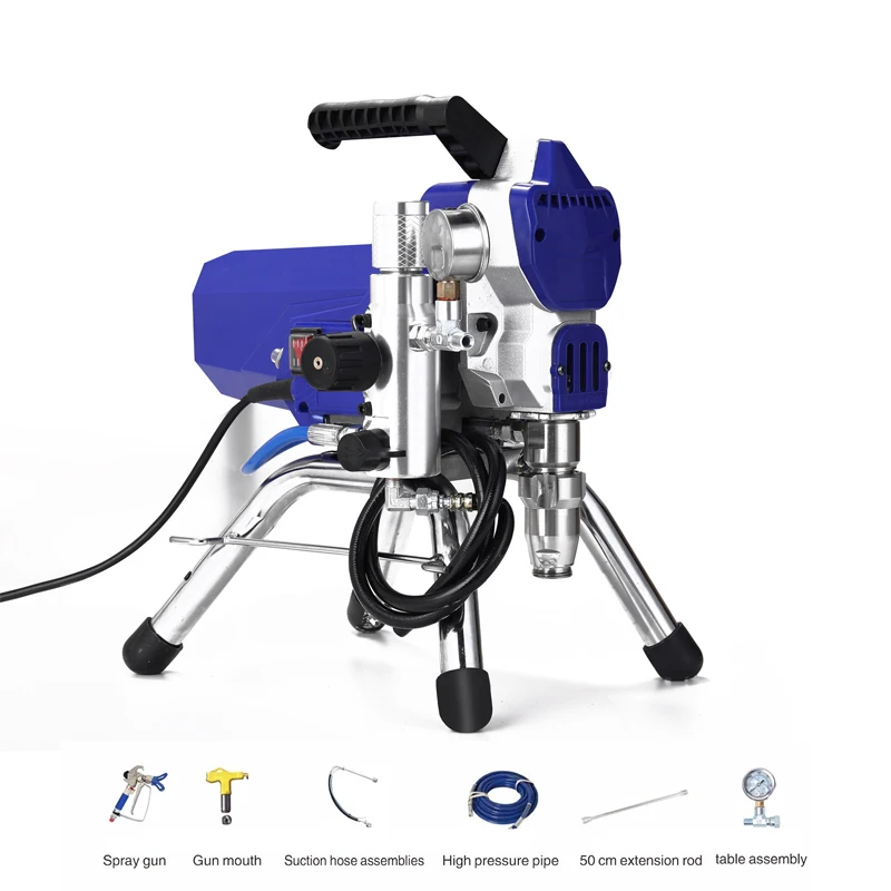 Electric High Power Airless Spraying Machine Professional High Voltage Paint Spray Gun 1300W 220V 2.0L/min