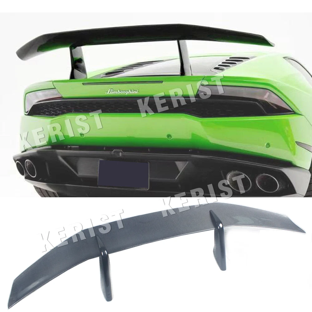 performance Spoiler Carbon Fiber Rear Wing Spoiler for Lamborghini Huracan LP580 LP610 Coupe 2-Door