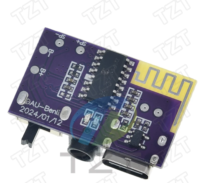 DC 3,5 V-5 V 5 W Bluetooth-kompatibel 5,4 Mono Verstärker Decoder = MP3 Player TWS 3,5mm AUX Modul Empfänger DIY Handgemachten Lautsprecher – Detail 7